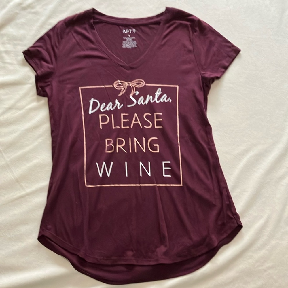 Burgundy Tee